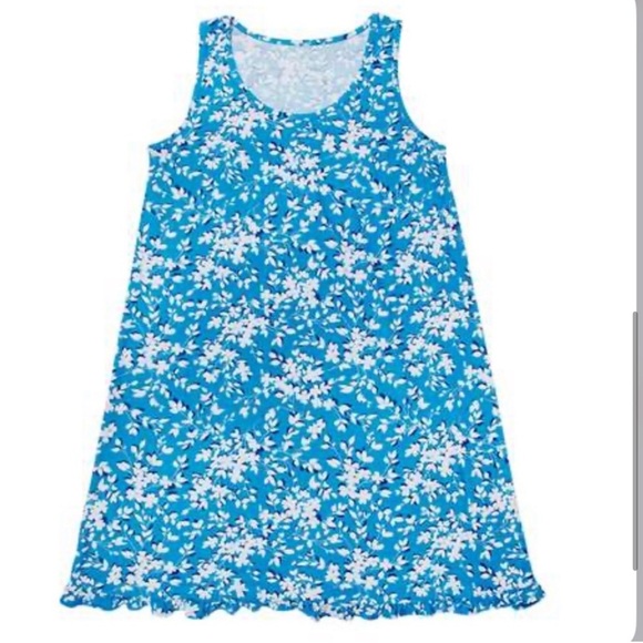 DRAPER JAMES Floral Ruffle Nightie Gown S/M - Picture 5 of 9